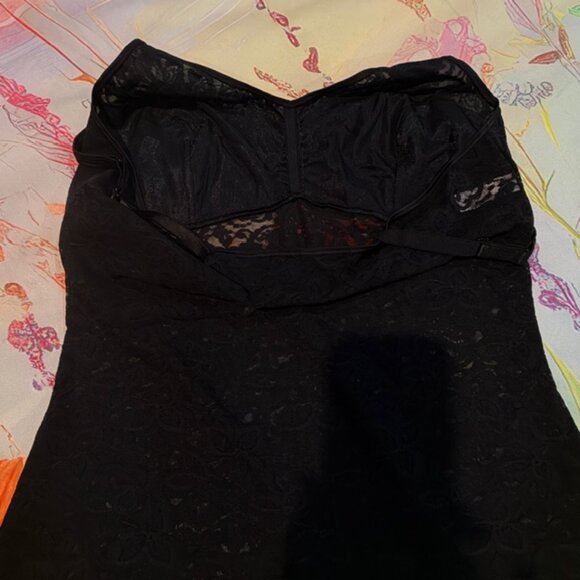 Bali Lace ‘N Smooth Shaping Cami Black Size XL - Picture 8 of 11